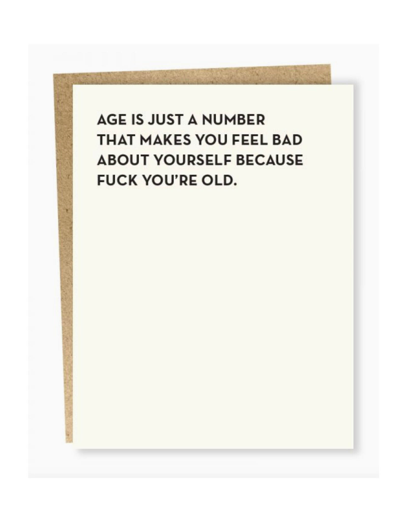 Age Is Just a Number Greeting Card