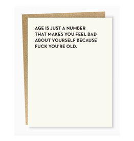 Age Is Just a Number Greeting Card