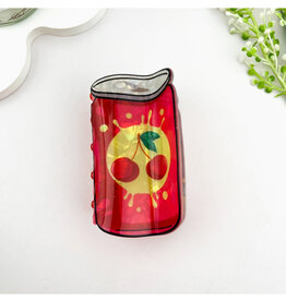 Juice Can Claw Clip - Red