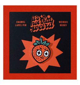 Weirdo Strawberry Enamel Pin