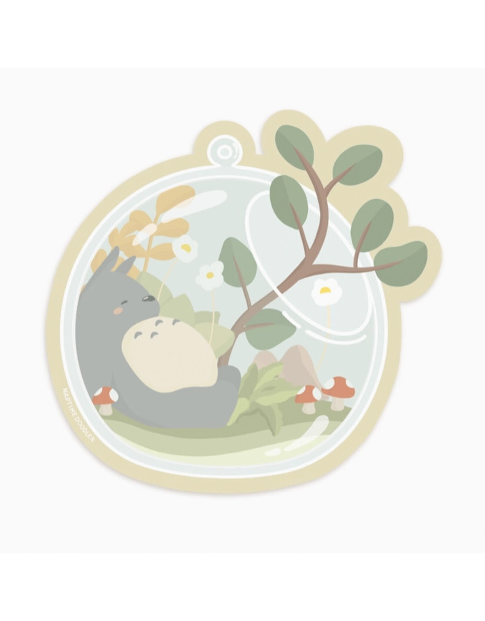 Totoro Terrarium Sticker