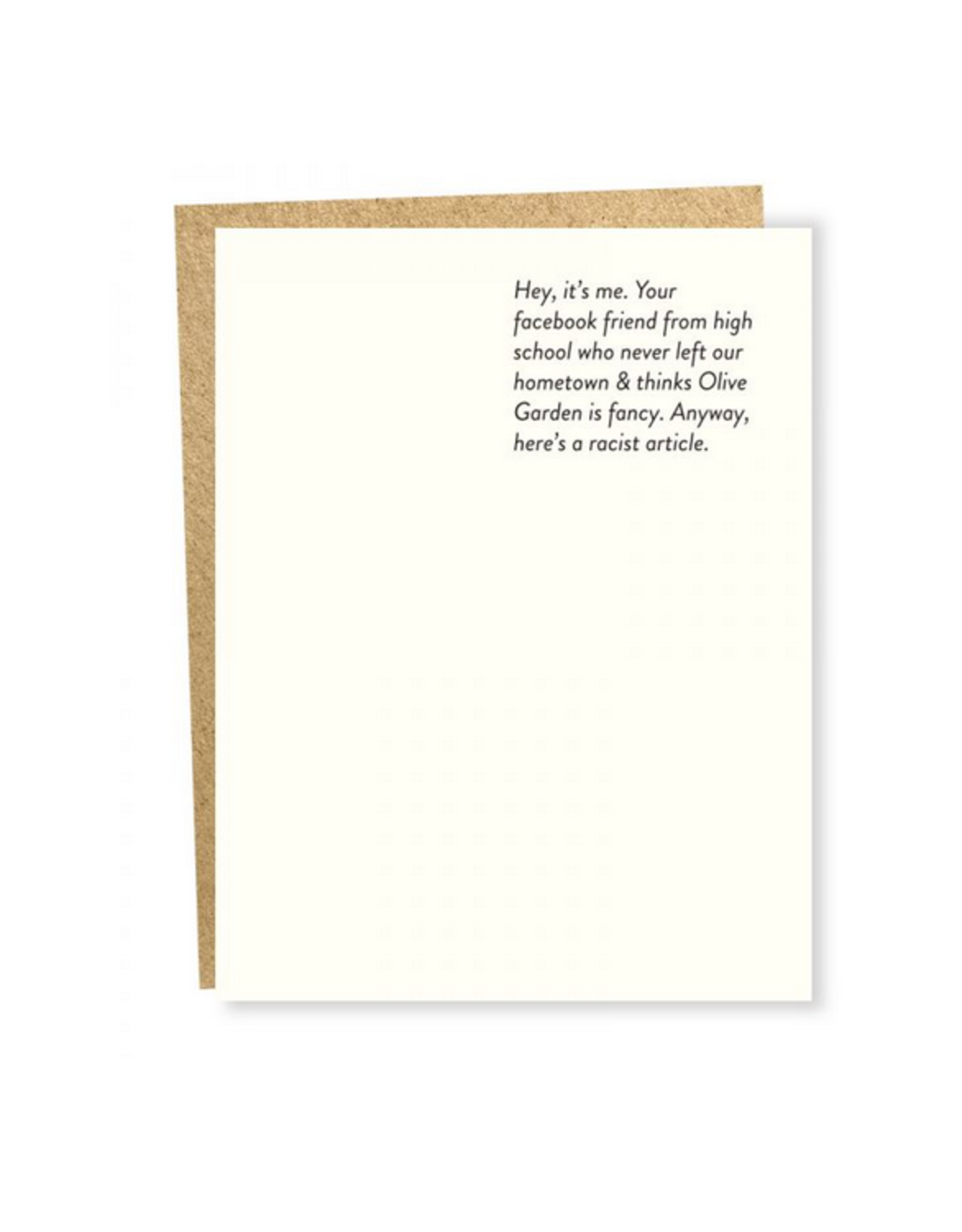 Facebook Friend Greeting Card