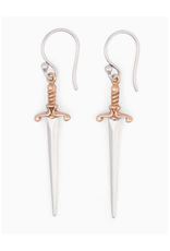 Sterling Silver Dagger Earrings