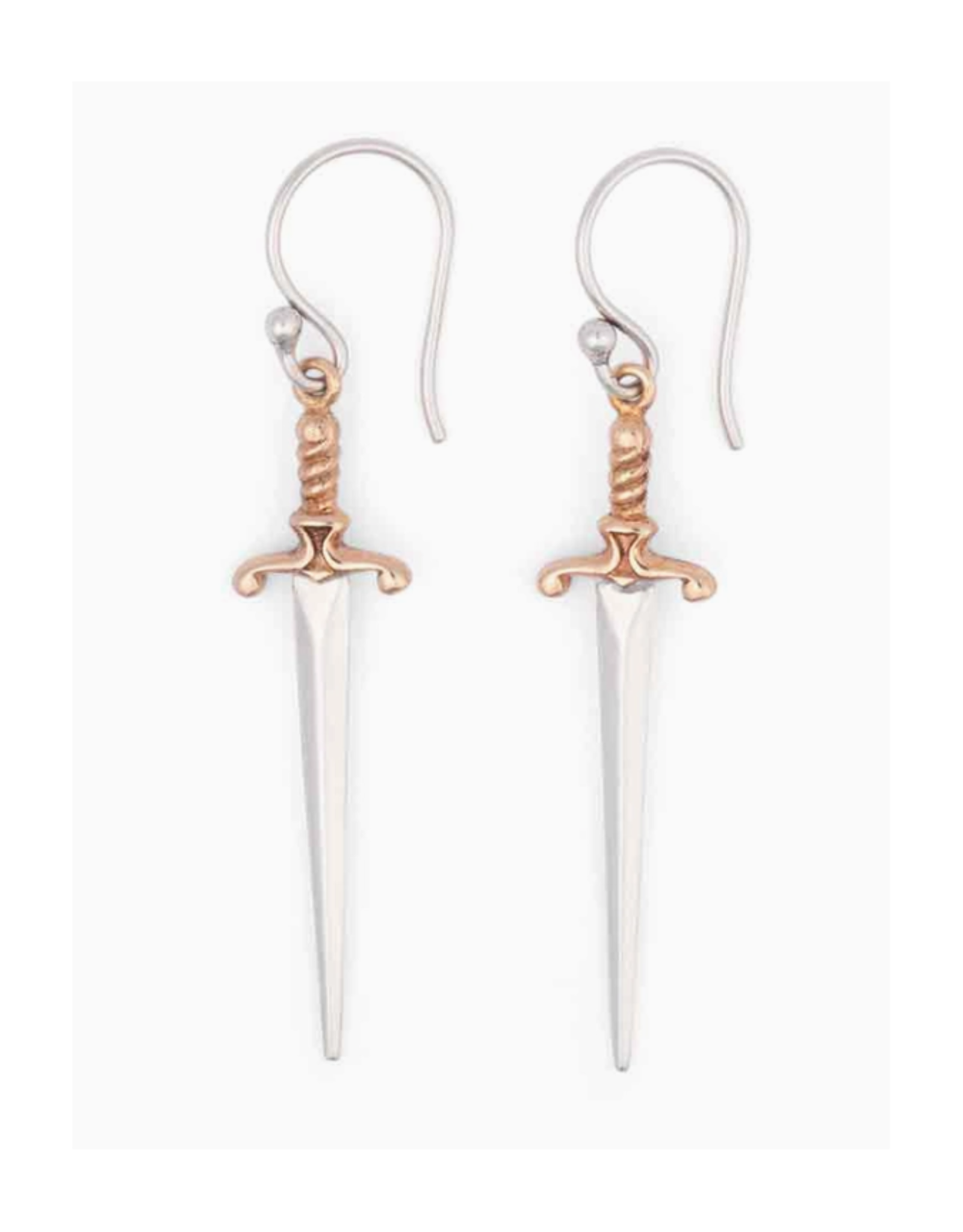 Sterling Silver Dagger Earrings