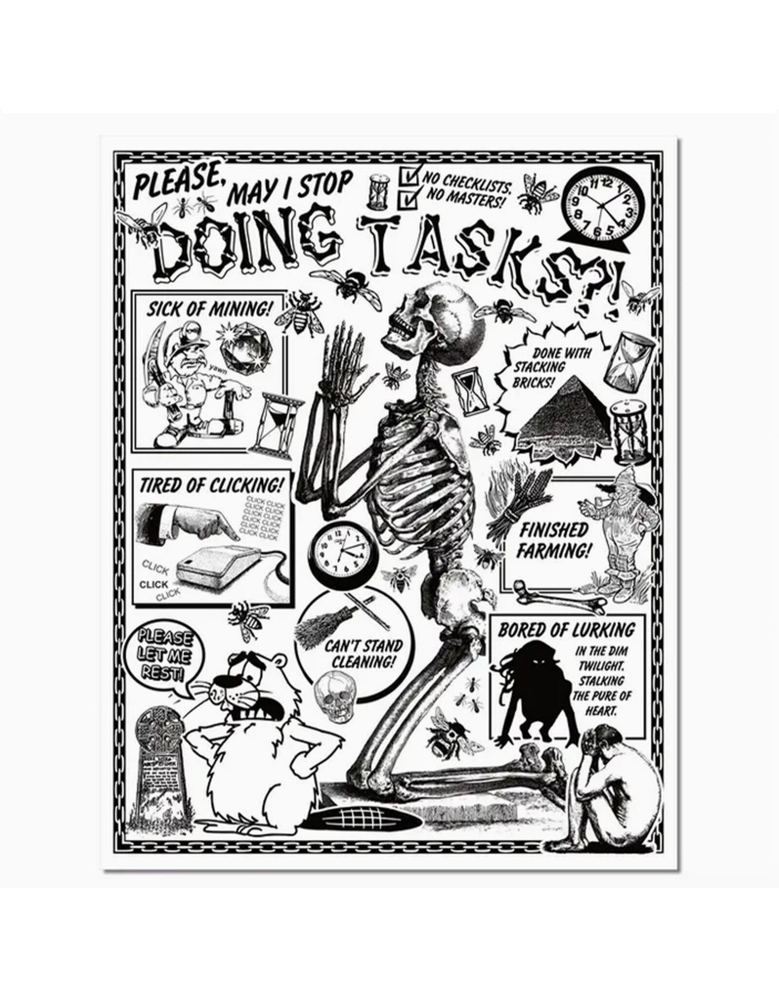 Doing Tasks Print - 8" x 10"