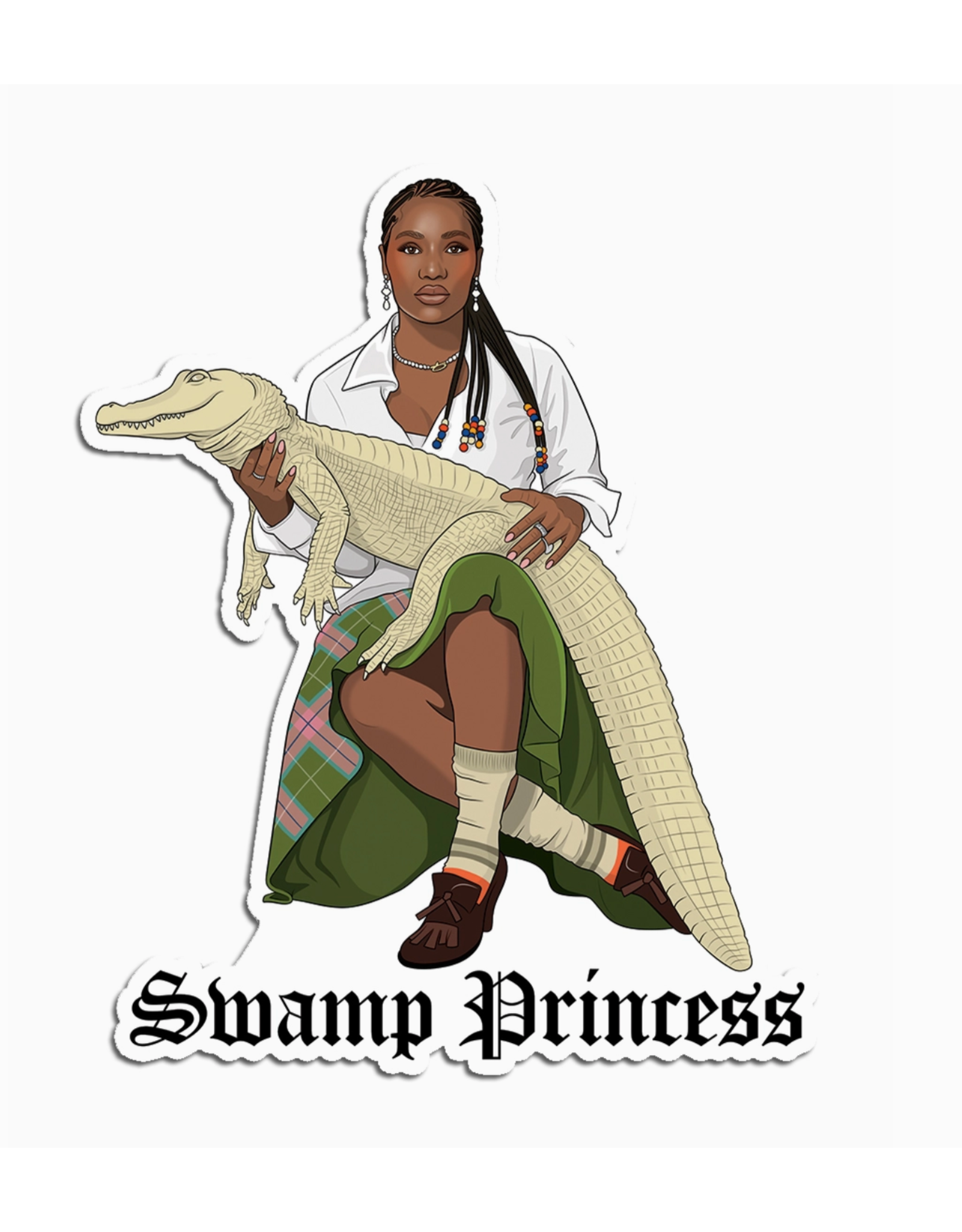Doechii Swamp Princess Sticker