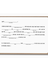 Mad Libs Love Greeting Card