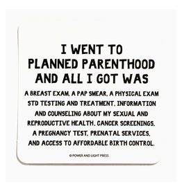 Planned Parenthood Reproductive Rights Sticker - Square