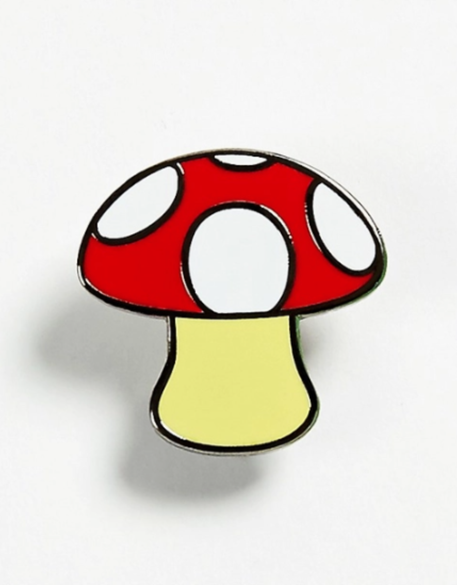 Red Mushroom Emoji Enamel Pin