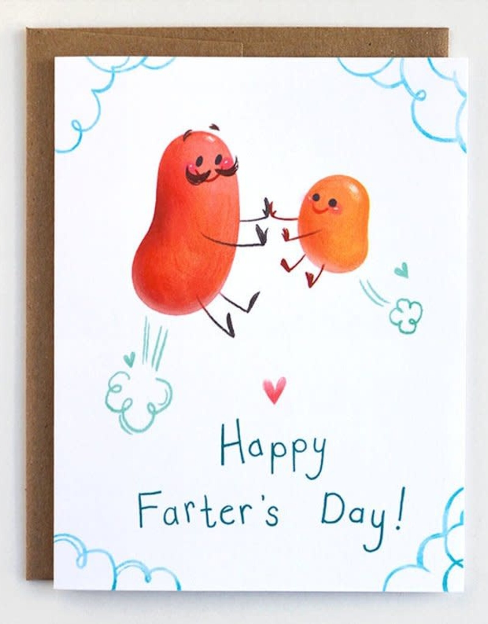Happy Farter's Day Beans Greeting Card