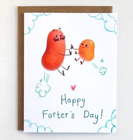 Happy Farter's Day Beans Greeting Card