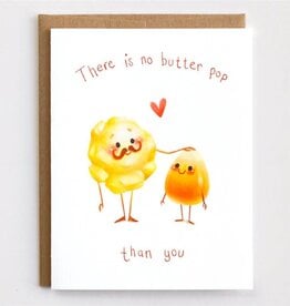 No Butter Pop Greeting Card