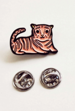 Pink Tiger Enamel Pin