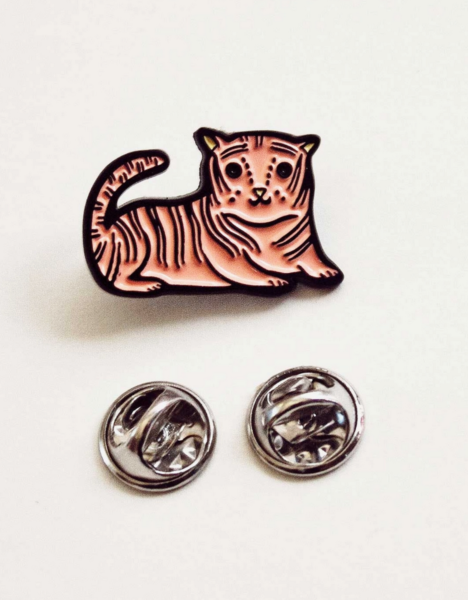 Pink Tiger Enamel Pin