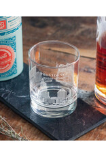 Providence RI City Skyline Old Fashion Glass 12oz