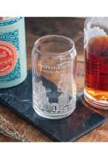Providence RI City Skyline Beer Can Glass 16oz