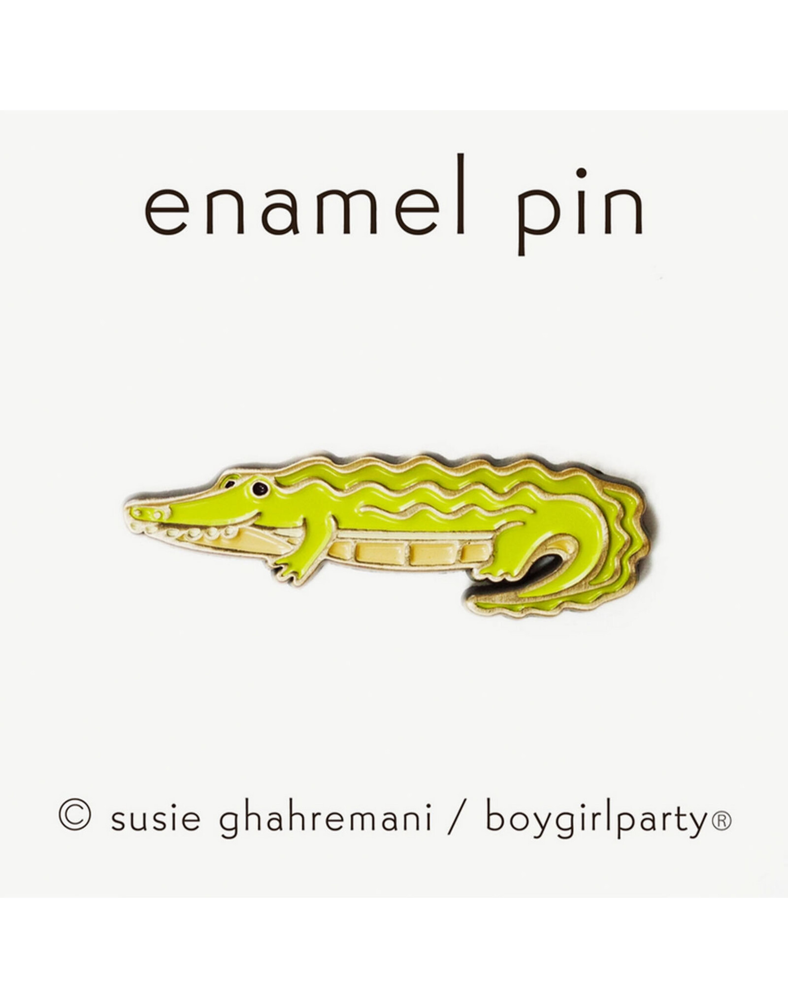 Cute Crocodile Enamel Pin