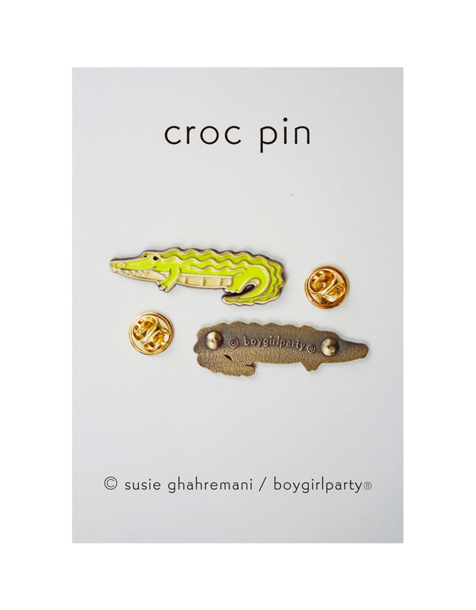 Cute Crocodile Enamel Pin