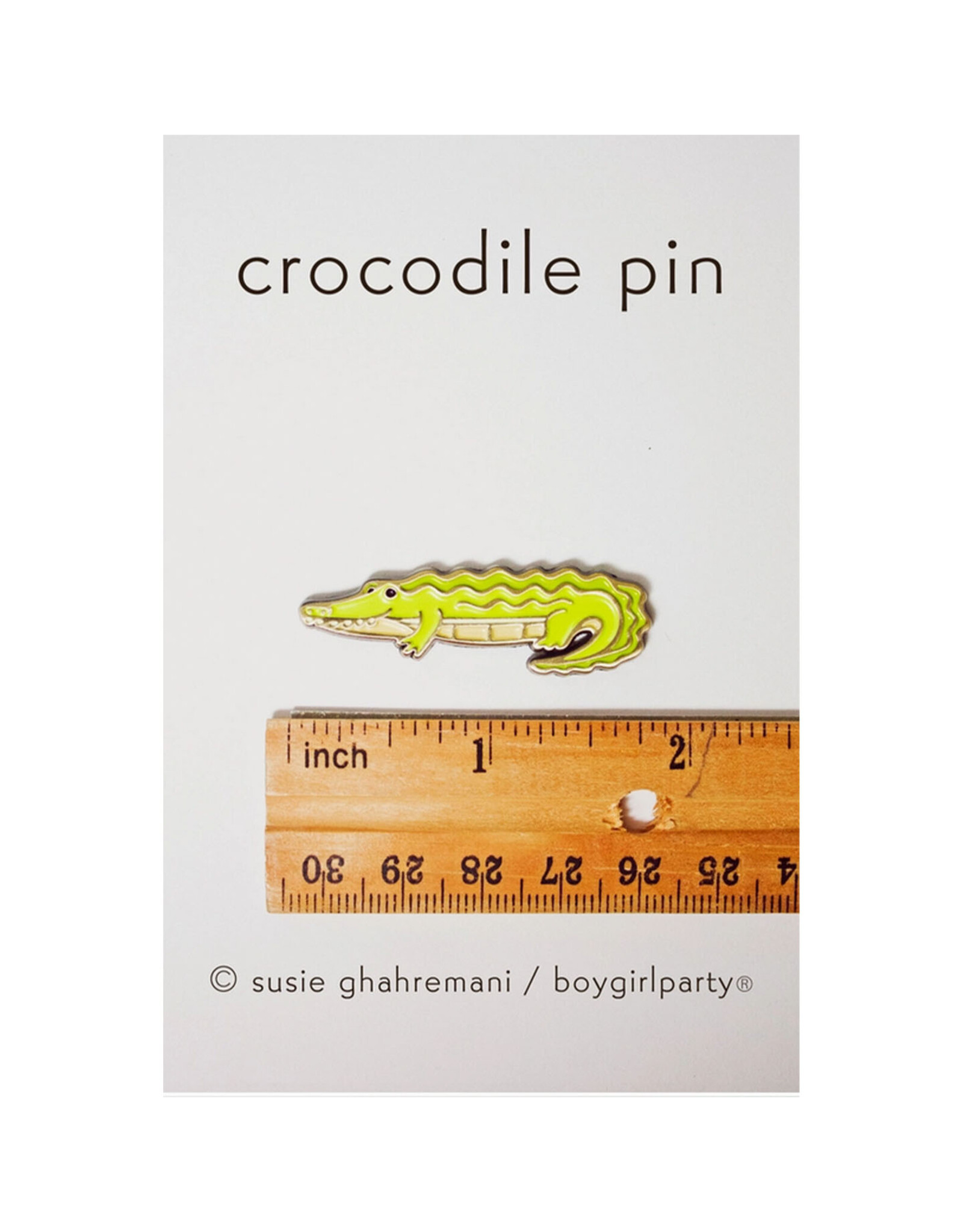 Cute Crocodile Enamel Pin