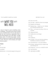 The Camper's Survival Guide