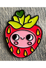 Strawbebby Enamel Pin