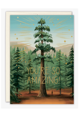 So Amazing Congrats Red Wood Greeting Card So Amazing Congrats Red Wood Greeting Card
