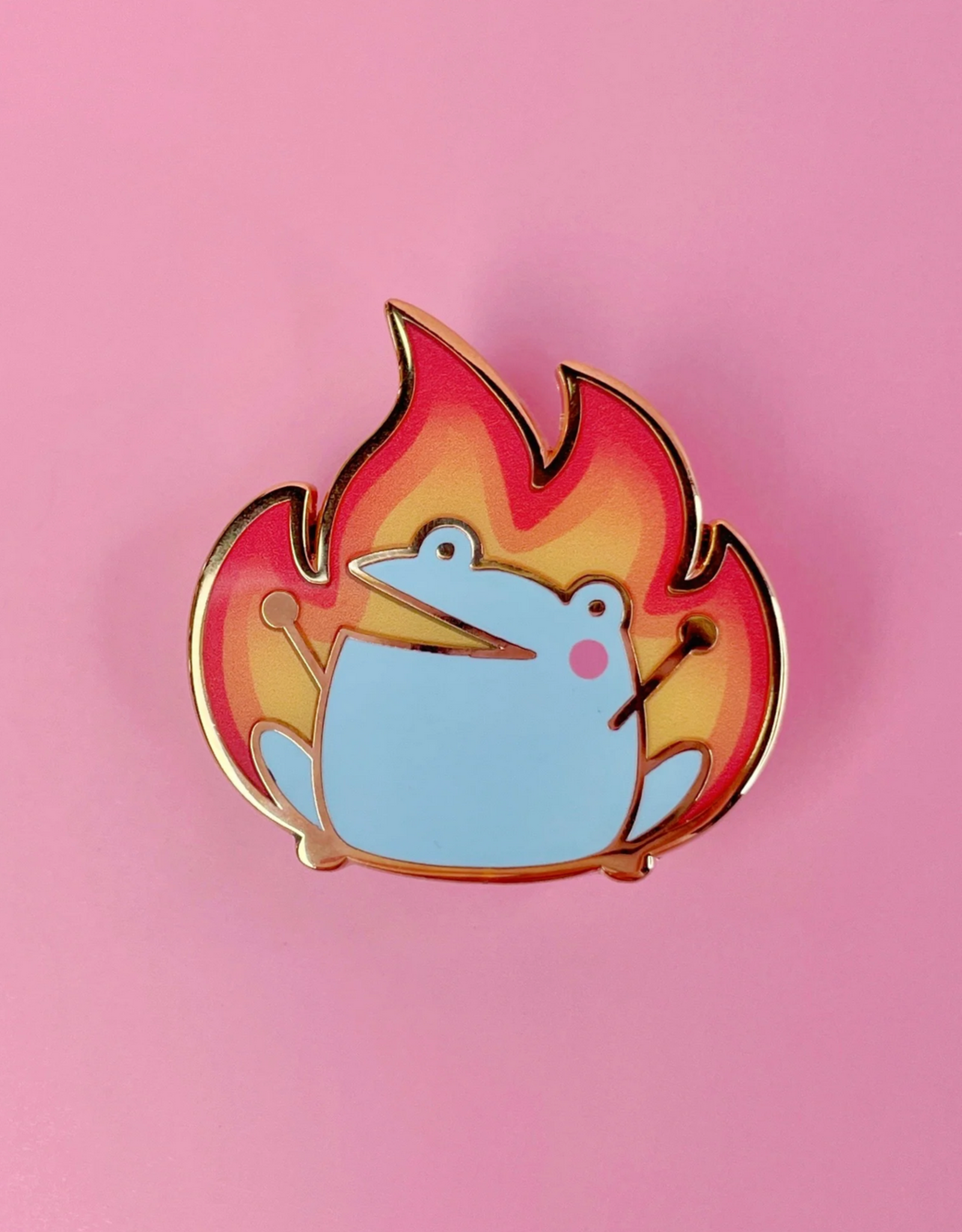 Arson Frog Enamel Pin