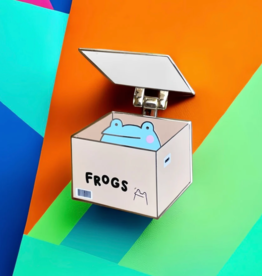 Frog Son in a Box Enamel Pin
