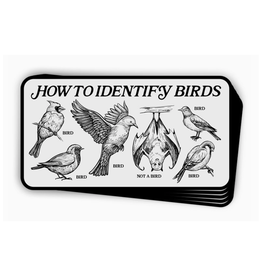How To Identify Birds Bumper Sticker