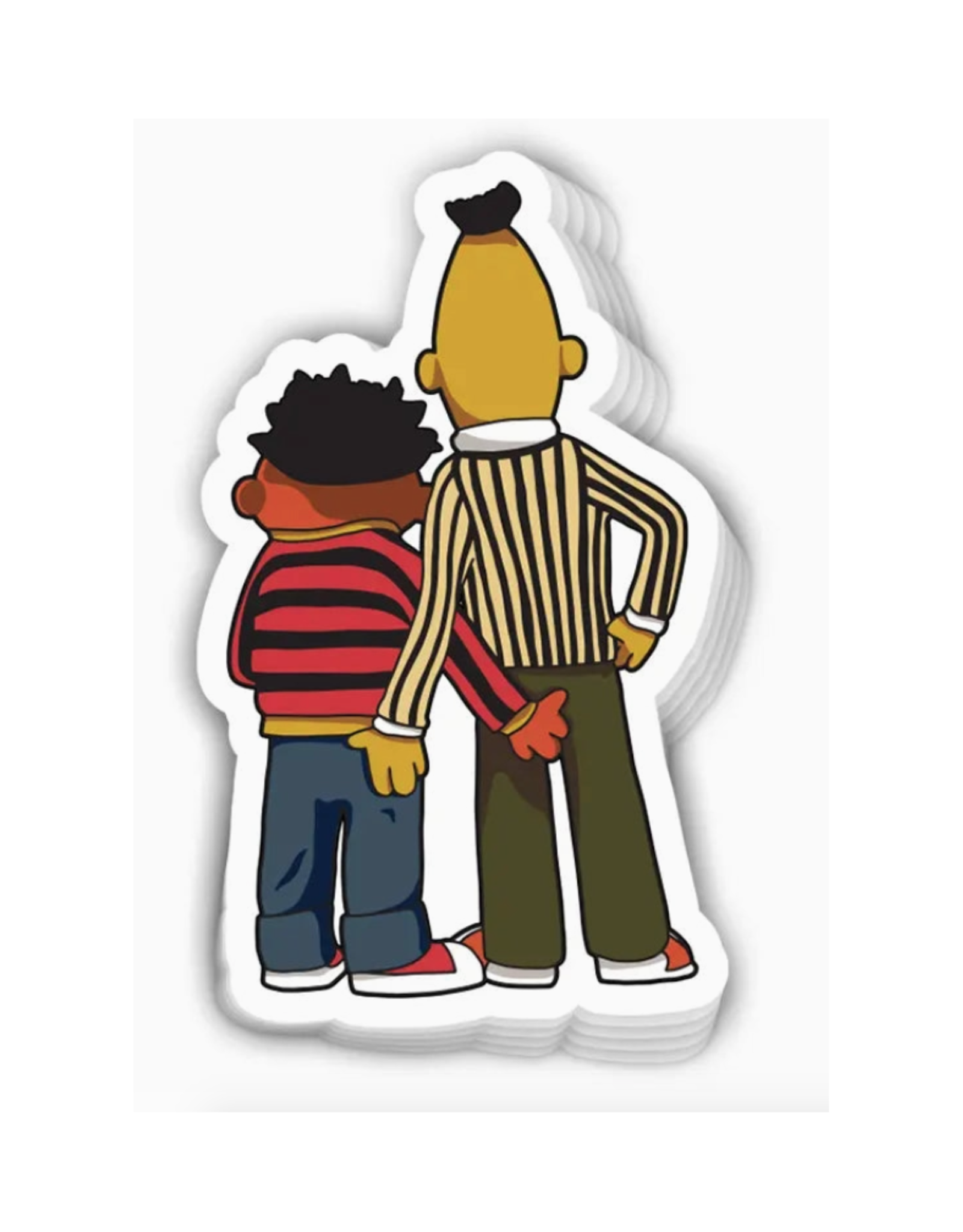Bert & Ernie "Just Friends" Sticker