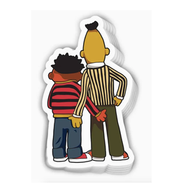 Bert & Ernie "Just Friends" Sticker