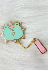 Mace Frog Enamel Pin