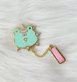 Mace Frog Enamel Pin