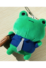 Bizness Frog Plush Keychain