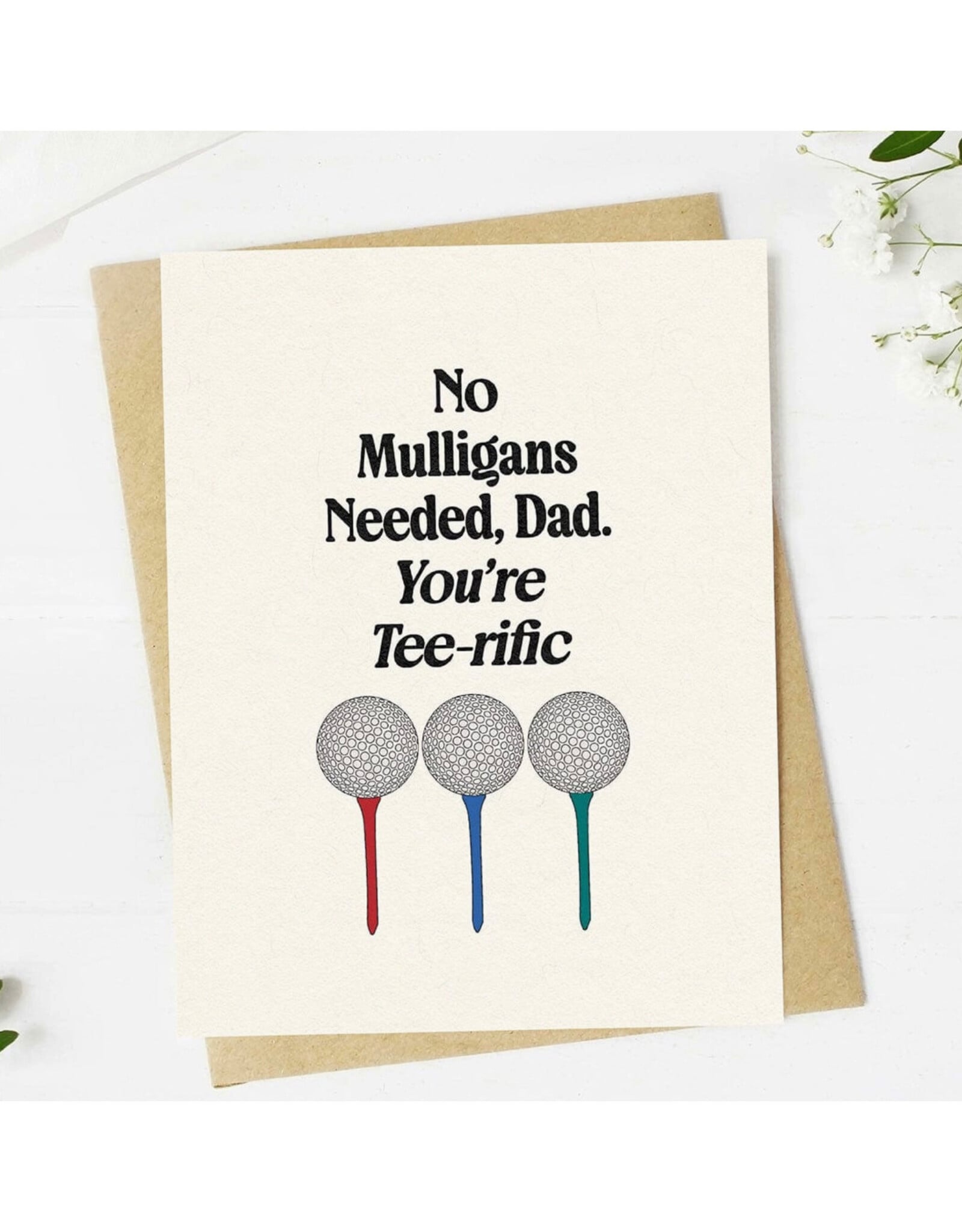 You're Tee-Rific Golf Father's Day Greeting Card