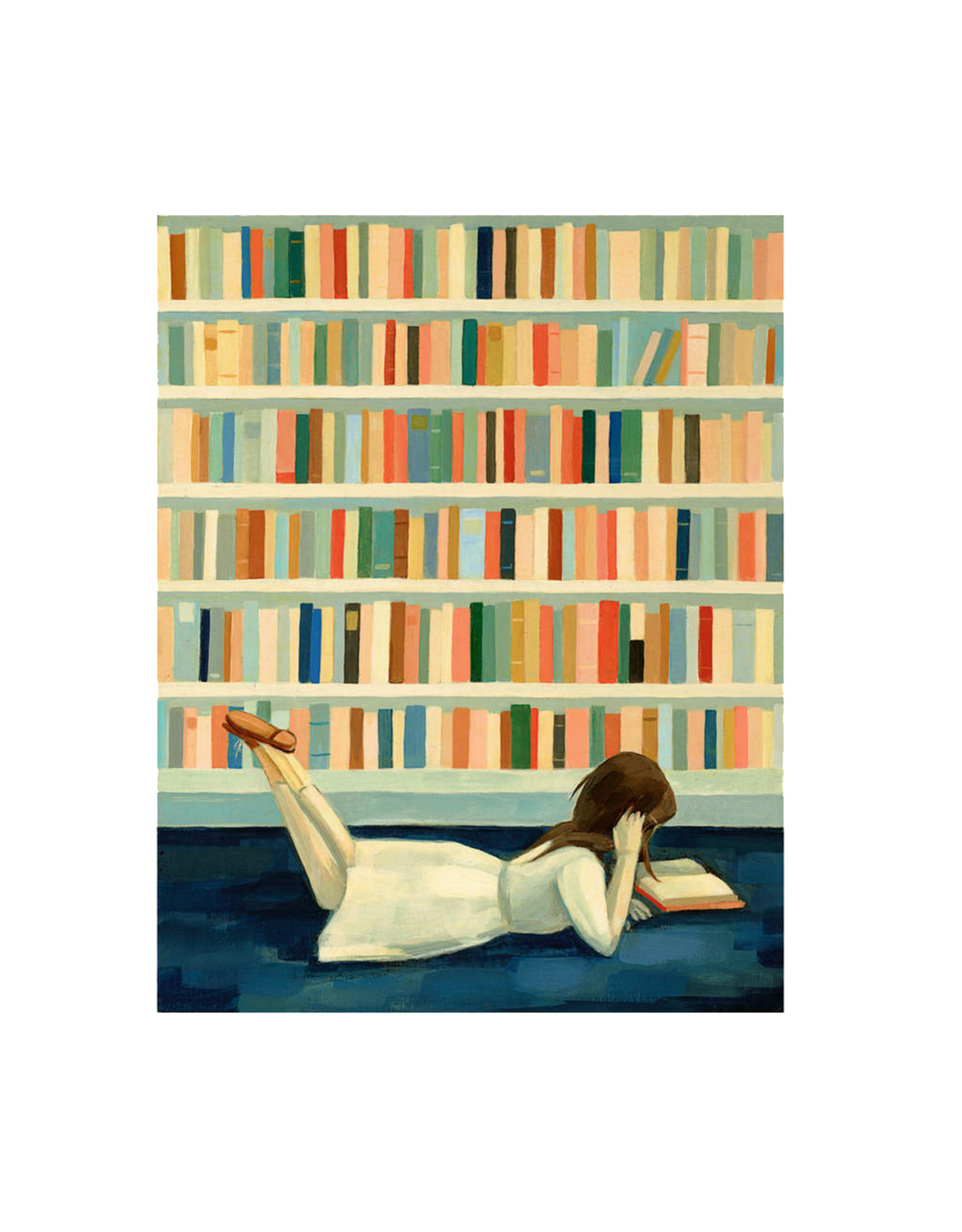 I Saw Her in the Library Print