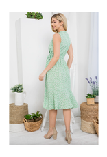 Field of Flowers Faux Wrap Dress