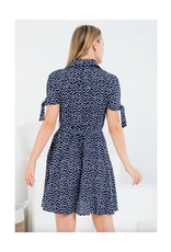 White Daisy Shirt Dress