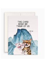Cats Couple Adventure Greeting Card