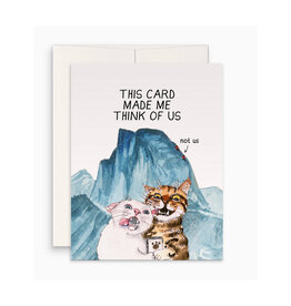 Cats Couple Adventure Greeting Card