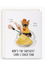 Cheesiest Card I Could Find Dog Greeting Card