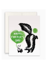 Happy Farter's Day Skunk Greeting Card