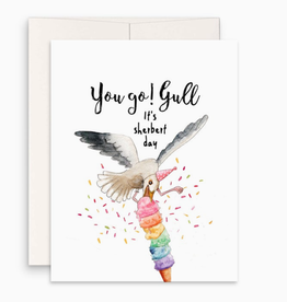 Yo Go Gull, It's Sherbert Day Greeting Card