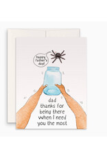 Spider Hero Father's Day Greeting Card
