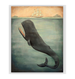 Leviathan Below Whale Print