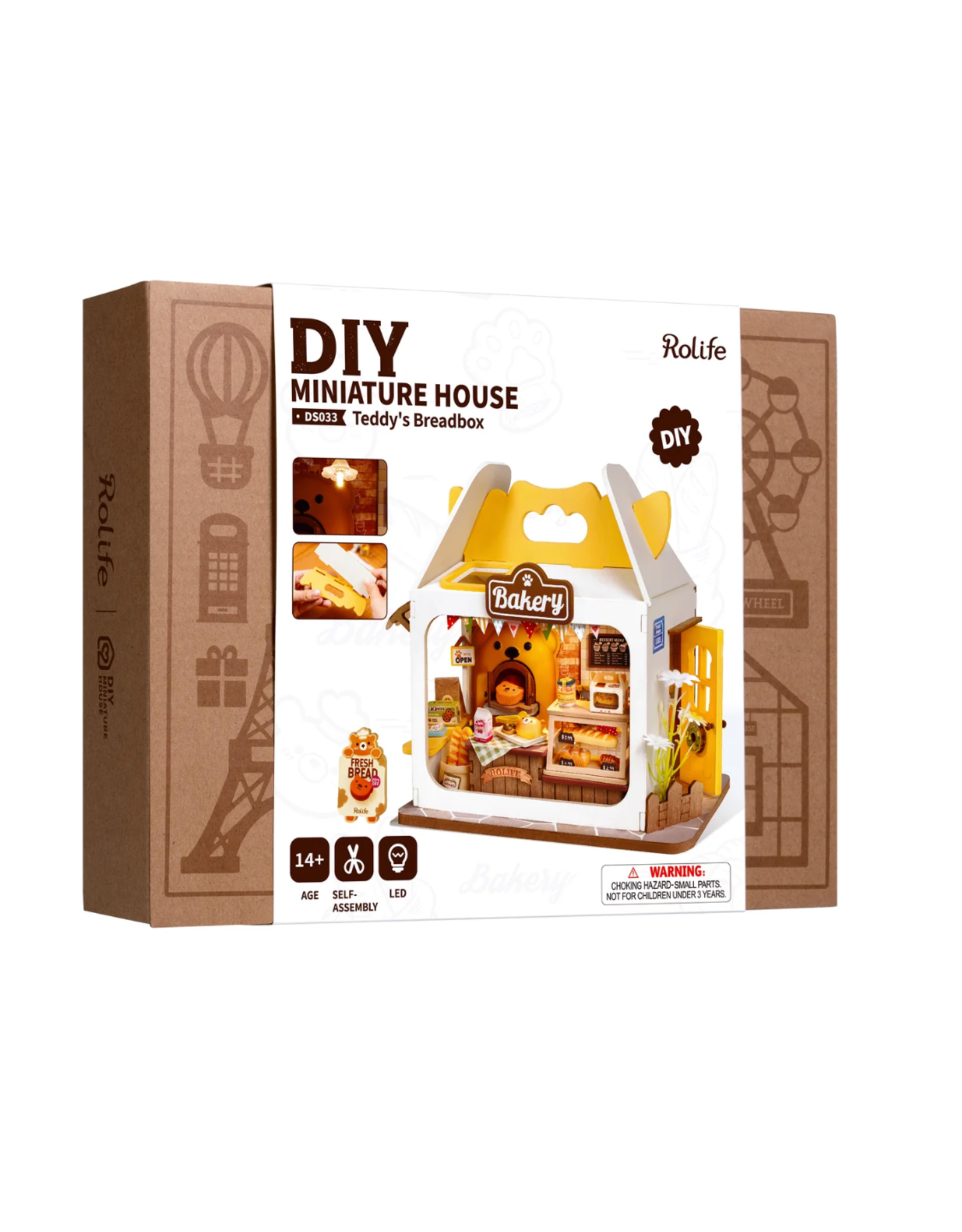Diy Miniature House Kit: Teddy's Breadbox