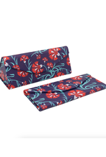 Carnation Print Glasses Case