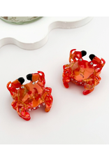 Mini Cute Red Crab Claw Clip