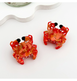 Mini Cute Red Crab Claw Clip