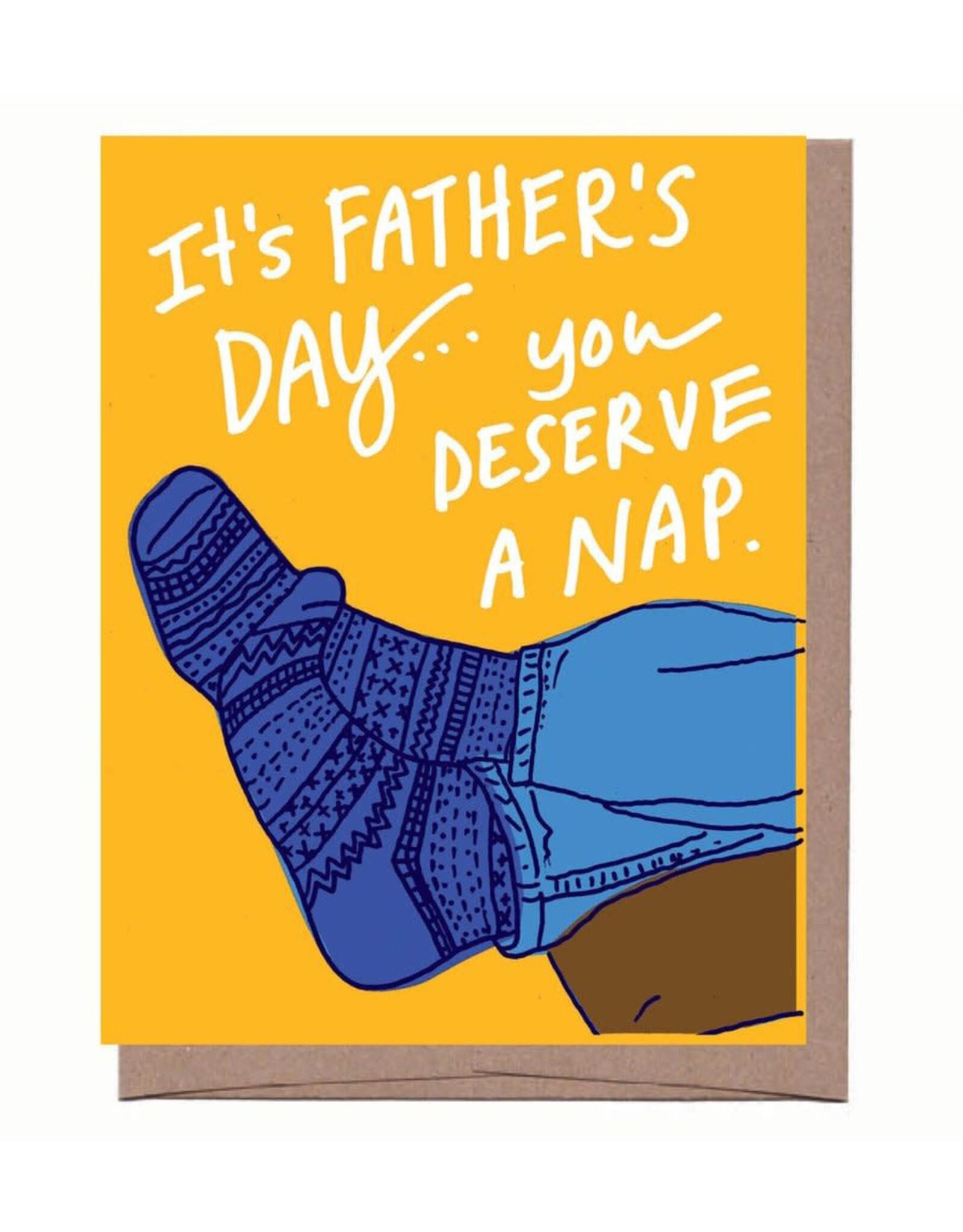 Father's Day Nap Greeting Card